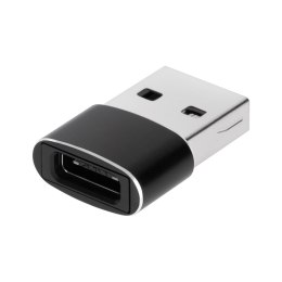 Adapter przejściówka USB - USB Typu C czarny LP