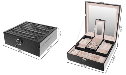Kuferek na biżuterię - czarny Beautylushh BEAUTYLUSHH Kuferek na biżuterię - czarny Beautylushh BEAUTYLUSHH