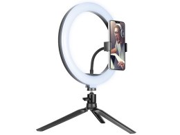 Lampa pierścieniowa TRACER RING 26cm z mini statywem TRACER