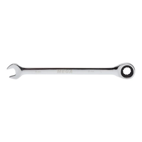 Klucz oczkowo-płaski z grzechotką, 10mm Mega Klucz oczkowo-płaski z grzechotką, 10mm Mega