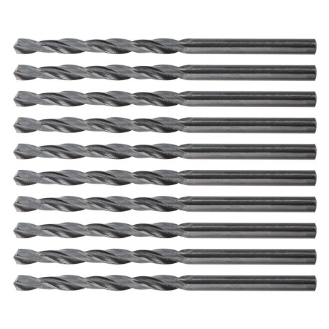 Wiertła do metalu HSS, 4.0 mm, 10 szt. Top Tools