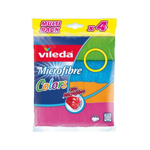 Ściereczki mikroaktywne Vileda Colors (4szt) Vileda