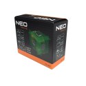 Laser 3D, 12 linii, zielony, walizka, tarcza celownicza, magnetyczny uchwyt, ładowarka NEO TOOLS