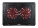 66-368# Podstawka chłodząca laptop 2 fan samba red Blow