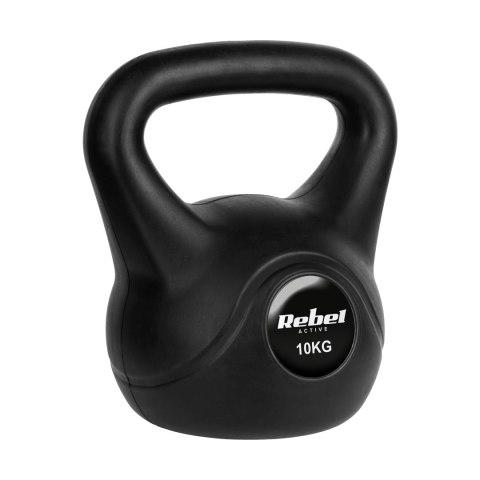 Kettlebell bitumiczny 10 kg REBEL ACTIVE Rebel