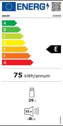 AD 8088 Chłodziarka termoelektryczna - 28 litrów ADLER