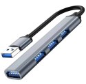 AK340 Hub usb 1x3.0 3x2.0 slim ATL