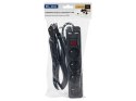 98-779# Przedłużacz sieciowy pr-470wsp/usb 4-gniazda+usb z uziemieniem+wyłącznik 5m czarny 3x1,5mm Blow