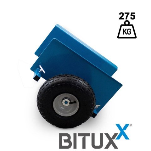 Wózek do transportu Bituxx płyt budowlanych typu GK OSB MDF udźwig do 275kg BITUXX®