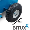 Wózek do transportu Bituxx płyt budowlanych typu GK OSB MDF udźwig do 275kg BITUXX®