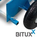 Wózek do transportu Bituxx płyt budowlanych typu GK OSB MDF udźwig do 275kg BITUXX®