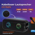 AD 1903 Głośnik bluetooth z radiem / funkcja karaoke ADLER