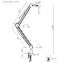 Uchwyt mikrofonu 3/8" i 5/8" NanoRS, 1kg max, RS422 NanoRS