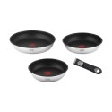 Zestaw patelni z odłączaną rączką 22cm , 24cm 28 cm TEESA FRYING PANS SINGLE HAND Teesa