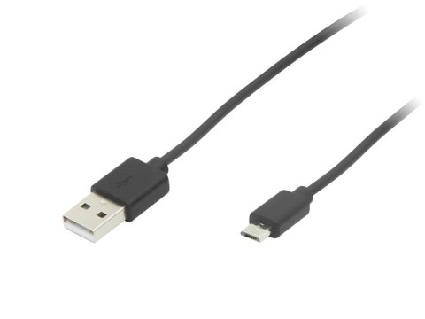 66-113# Przyłącze usb a - micro b 1m czarne hq zwieszka Blow