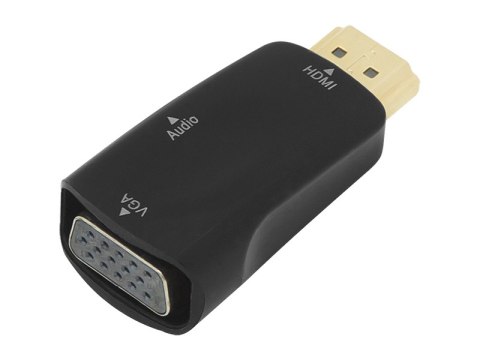 92-121# Przejście hdmi wtyk - vga gniazdo+gn.3,5 Blow