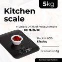 AD 3183 black Waga kuchenna - 5kg ADLER