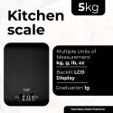 AD 3183 black Waga kuchenna - 5kg ADLER