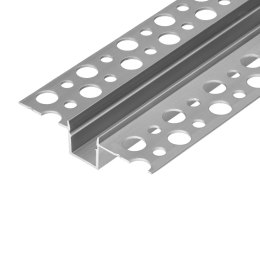 Profil aluminiowy do taśm LED, 2000 x 55 x 13 mm, wpuszczany w karton gips, srebrny Orno