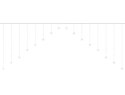 Kurtyna świetlna 136LED - zimny biały 31V KŚ11338 ISO TRADE