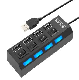 AK228A Hub 4xusb aktywny z wyłącznikami ATL