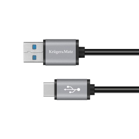 Kabel USB wtyk 3.0V - wtyk typu C 5 Gbps 1m Kruger&Matz Basic Kruger&Matz