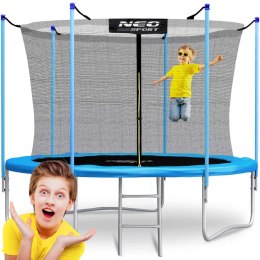 Trampolina ogrodowa 10ft/312cm z siatką wewnętrzną i drabinką Neo-Sport Neo-Sport