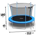 Trampolina ogrodowa 10ft/312cm z siatką wewnętrzną i drabinką Neo-Sport Neo-Sport