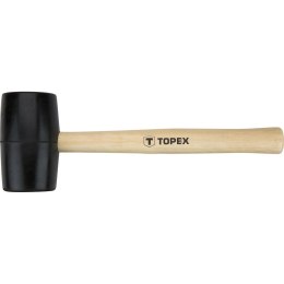 Młotek gumowy 50 mm/340 g, trzonek drewniany TOPEX