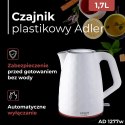 AD 1277 white Czajnik plastikowy 1,7 l ADLER