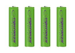 EZA102G Esperanza akumulatorki ni-mh aaa 1000mah 4szt. zielone Esperanza