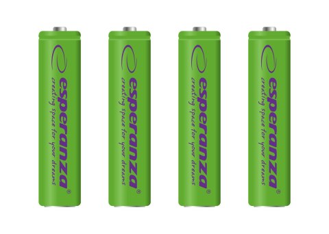 EZA102G Esperanza akumulatorki ni-mh aaa 1000mah 4szt. zielone Esperanza