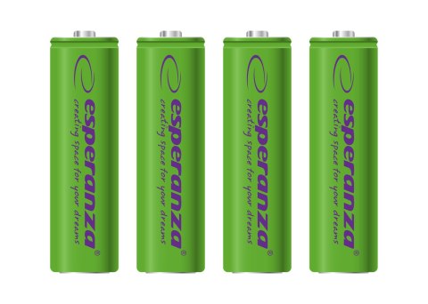 EZA104G Esperanza akumulatorki ni-mh aa 2000mah 4szt. zielone Esperanza