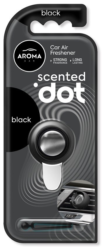 Odświeżacz powietrza aroma car membrana dot black AROMA CAR Odświeżacz powietrza aroma car membrana dot black AROMA CAR