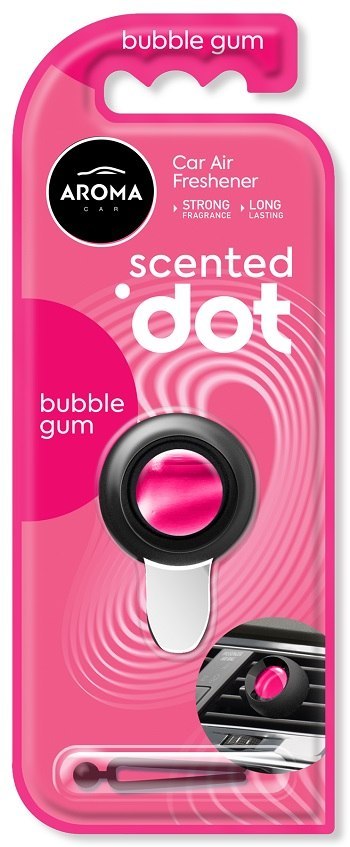 Odświeżacz powietrza aroma car membrana dot bubble gum AROMA CAR Odświeżacz powietrza aroma car membrana dot bubble gum AROMA CAR