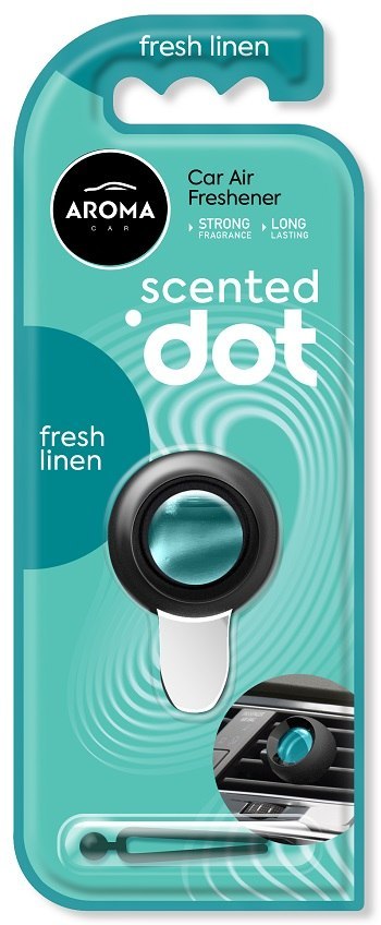 Odświeżacz powietrza aroma car membrana dot fresh linen AROMA CAR Odświeżacz powietrza aroma car membrana dot fresh linen AROMA CAR