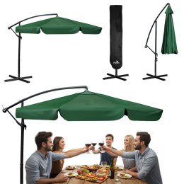 Parasol ogrodowy składany 6 segmentowy 350 cm z pokrowcem Plonos PL-880 Plonos