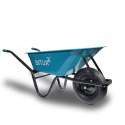 Taczka Ogrodowa Solidna taczka 100L jednokołowa niebieska Mocna 250kg BITUXX®