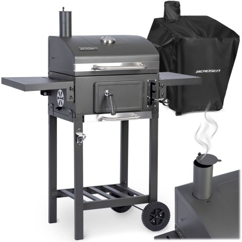 Grill węglowy z pokrowcem Berdsen BD-892 czarny Berdsen Grill węglowy z pokrowcem Berdsen BD-892 czarny Berdsen
