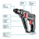 Młotowiertarka akumulatorowa SDS+ Energy+ 18V, Li-Ion/0.8J, bez akumulatora GRAPHITE