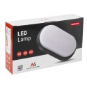 Lampa LED ścienno sufitowa Maclean, kolor szary, GR 1100lm, 15W, IP54, kolor światła naturalny biały (4000K), MCE341 Maclean