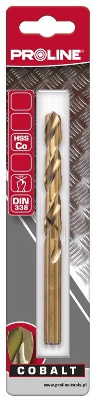 Wiertło do met hss-co din338 szlf.10.0mm szt.1 blist proline Proline