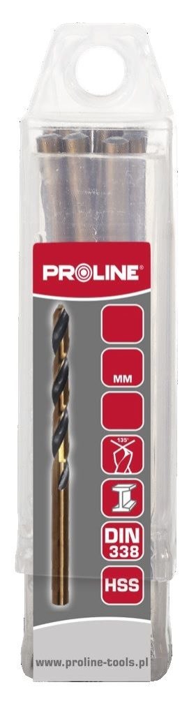 Wiertło do metalu hss din338 szlif.kr. 2.5mm szt.1 proline Proline