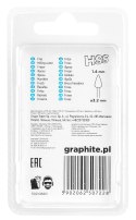 Frez HSS stożek 1.4 mm, trzpień 3.2 mm, 2 szt. GRAPHITE