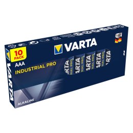 10x bateria R-03 LR03 AAA alkaliczne Varta Industrial Varta