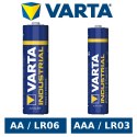 Bateria R-03 LR03 AAA alkaliczna Varta Industrial 4003 Varta