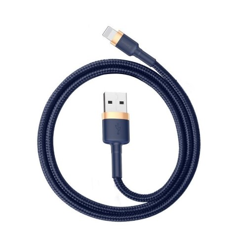 Kabel usb na lightning baseus cafule 1.5a 2m złoto-granatowy Baseus