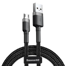 Kabel usb na micro usb baseus cafule 1.5a 2m szaro-czarny Baseus