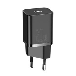 Ładowarka sieciowa baseus super si quick charger 1c 20w czarna Baseus