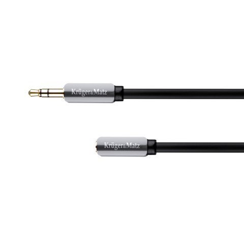 Kabel wtyk - gniazdo proste jack 3.5 stereo 1.0m Kruger&Matz Kruger&Matz